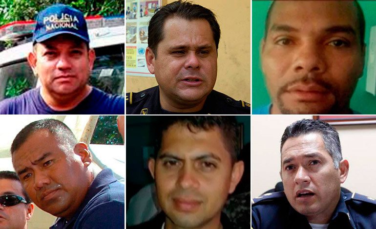 expolicías hondureños
