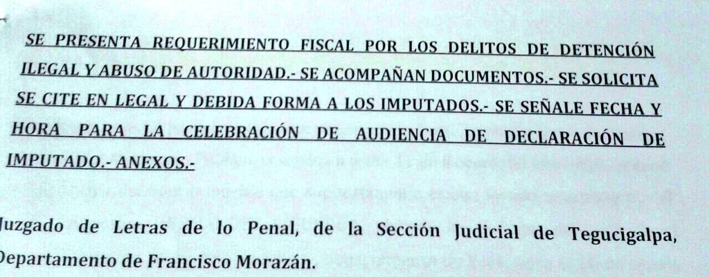 Requerimiento Fiscal