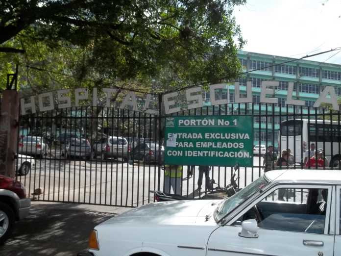 cobros en el Hospital Escuela