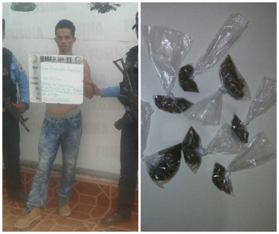 posesión de droga en el progreso
