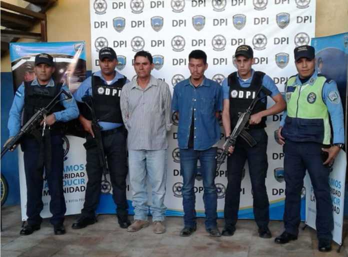 detenidos en Lempira