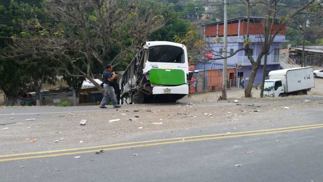 accidente en carretera a Olancho