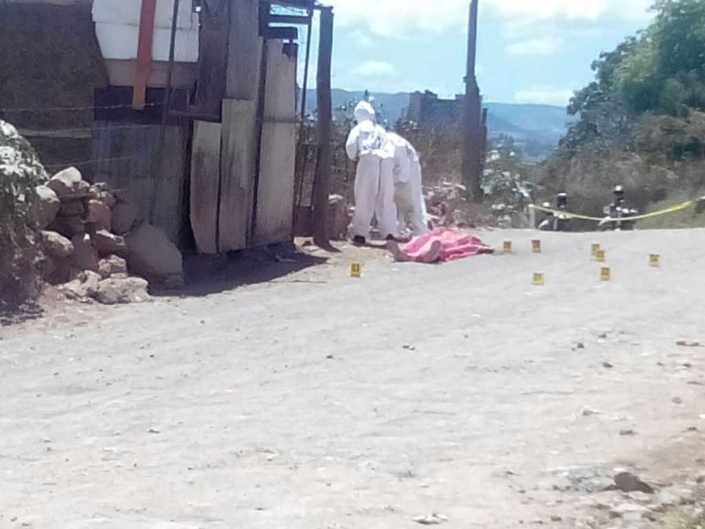 Lugar donde fue encontrado el cadáver este lunes