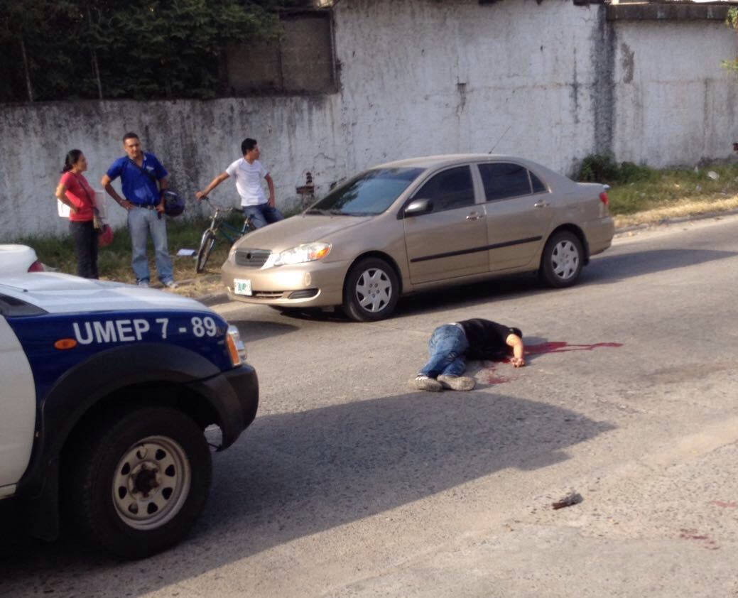 enfrentamiento con guardia de seguridad