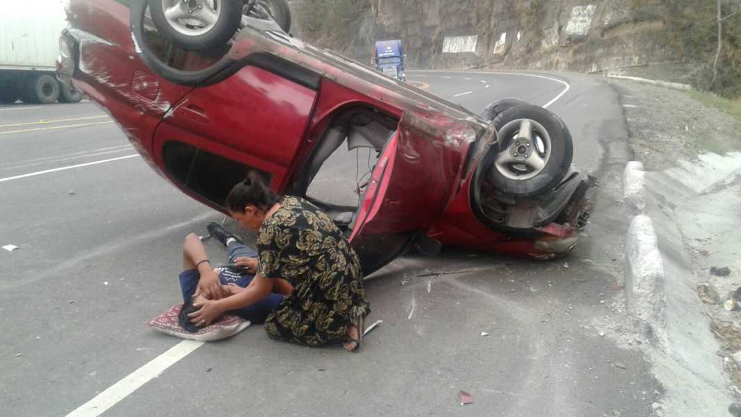 accidente en la Cuesta de la Virgen