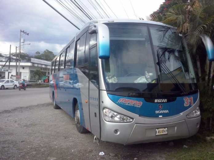 bus de la empresa Mirna