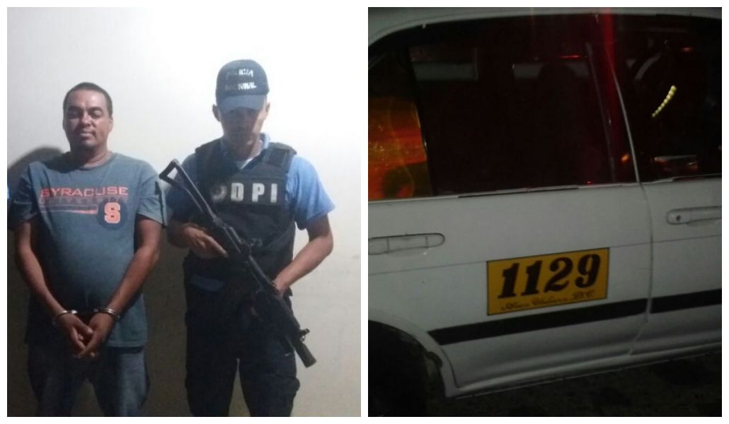Taxista en Tegucigalpa