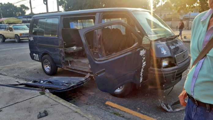 accidente en Barrio El Benque