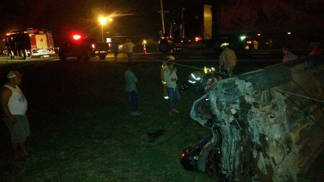 accidente frente a Palmerola