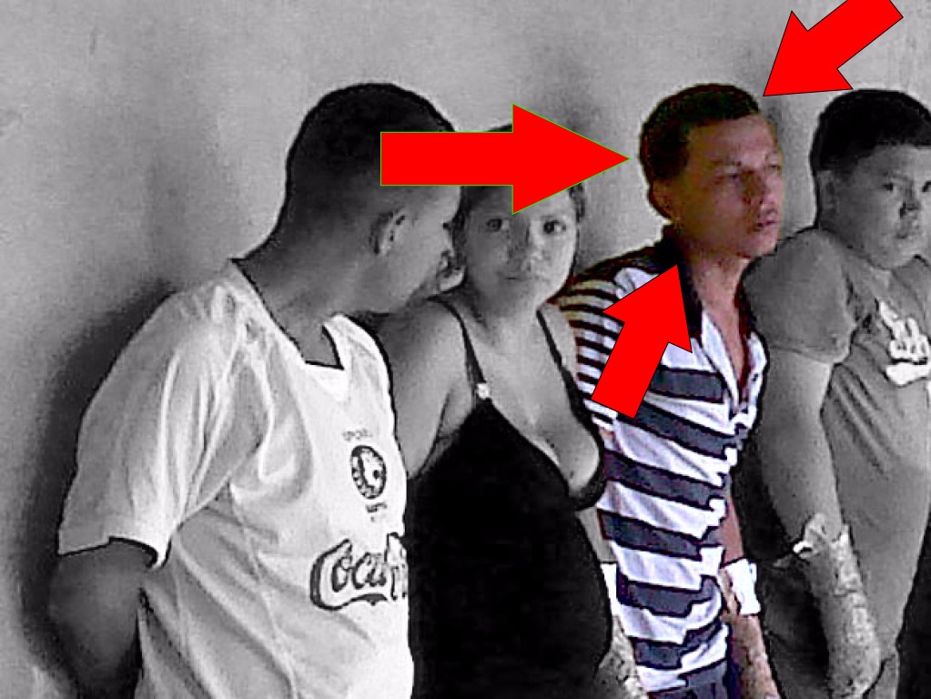 Imagen de cuando fueron capturados por muerte de policía