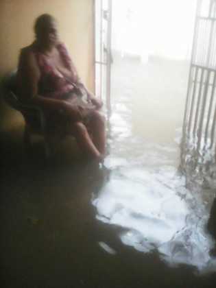 inundaciones en varios sectores de Choluteca
