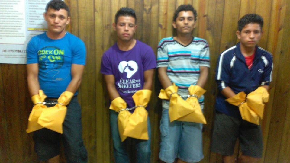 Presuntos asesinados de las dos mujeres en La Ceiba