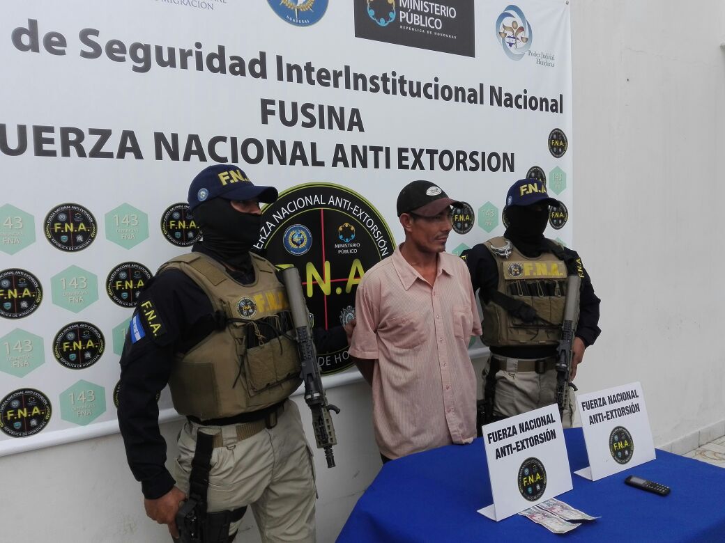supuesto extorsionador