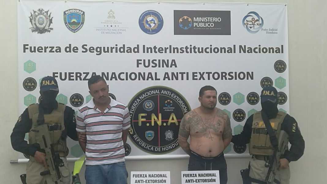 supuestos extorsionadores