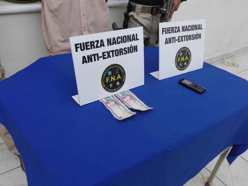 supuesto extorsionador