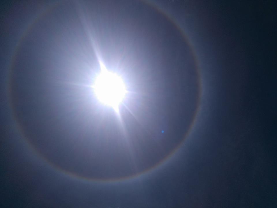 Un halo solar