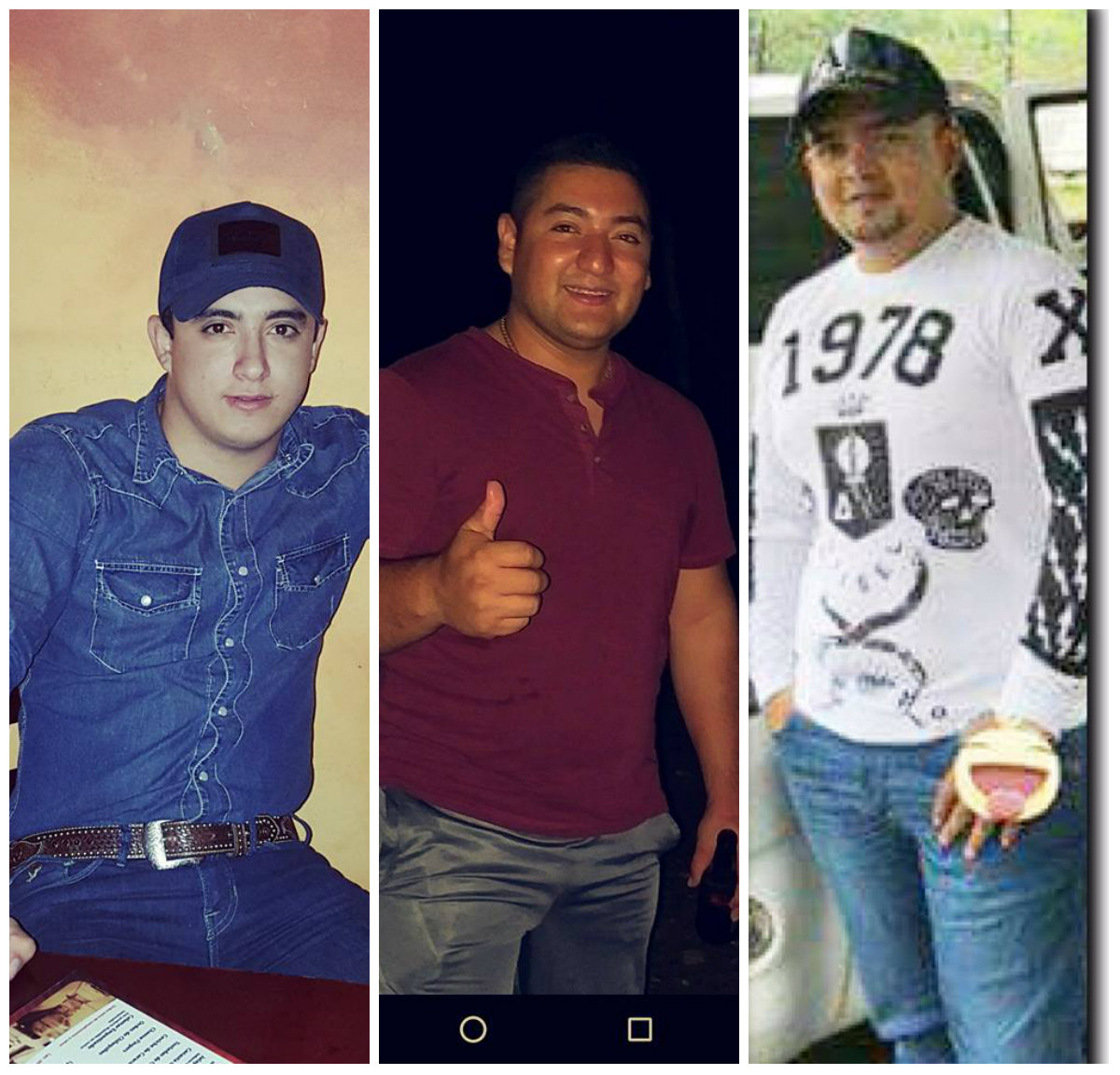 tres hondureños en Guatemala