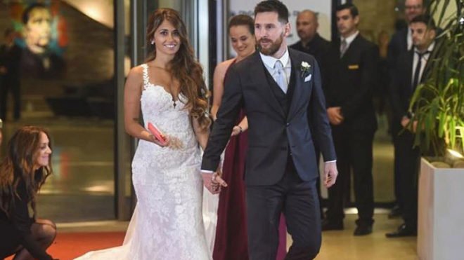 Revelan cual fue el total de la donación de los invitados a la boda de Messi