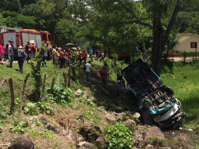 accidente en Copán