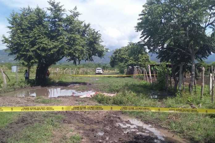 cuerpo sin vida de una persona en Comayagua