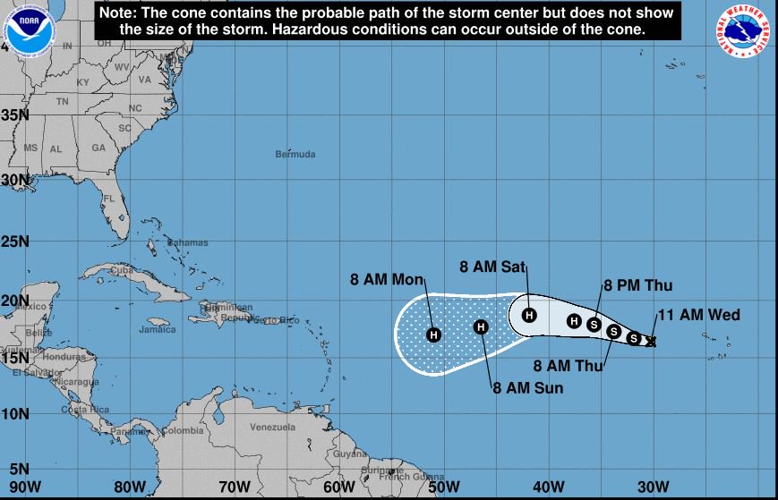 Todavía se desconoce qué países serán afectados por la tormenta tropical, puesto a que se encuentra demasiado lejos por ahora. Asimismo, podría cambiar su rumbo en unos pocos minutos.