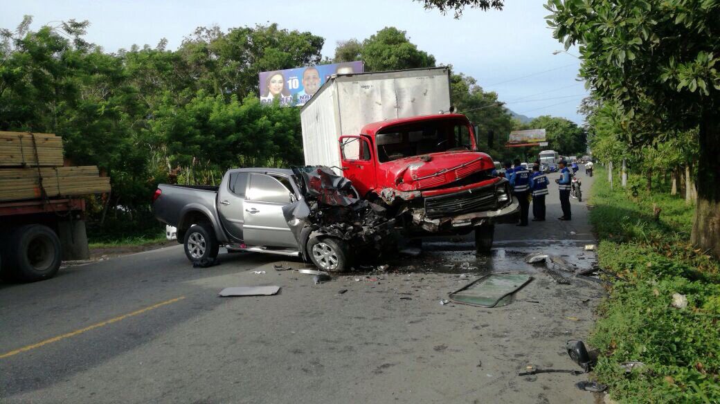 accidente en la carretera CA-13