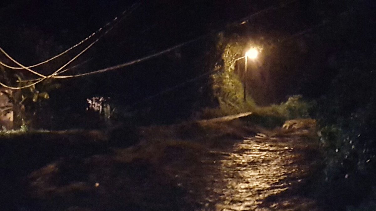 La lluvia que ha estado azotando en el departamento de Comayagua