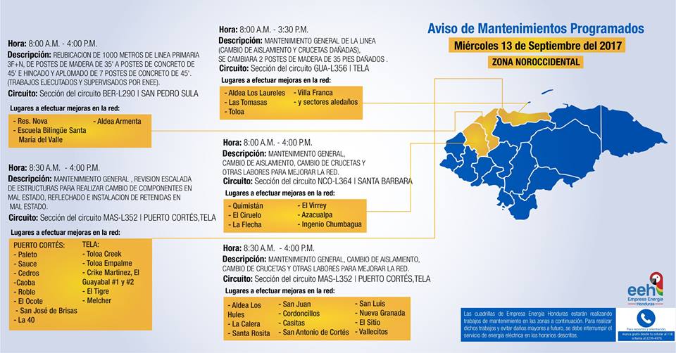 Operativos de mantenimiento