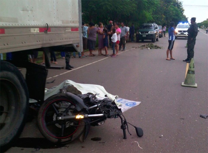 accidente en Santa María del Real