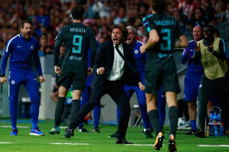 Morata y Batshuayi anotaron en la victora 1-2 de Chelsea sobre Atlético de Madrid