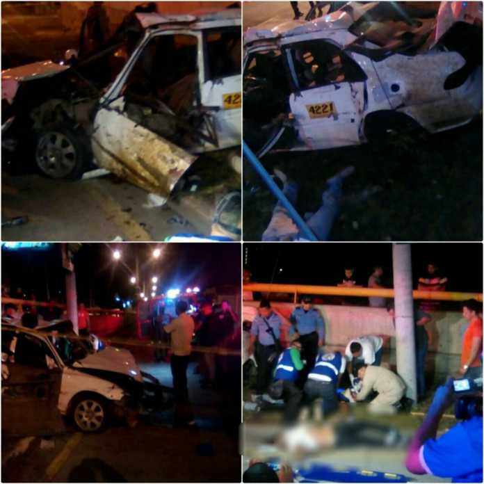 accidente en la Colonia 21 de Octubre