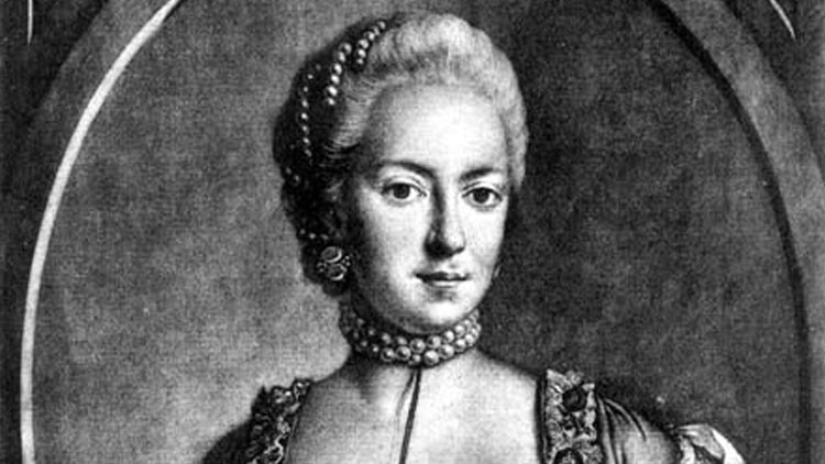 Retrato de Daria Saltykova (1739-1802).
