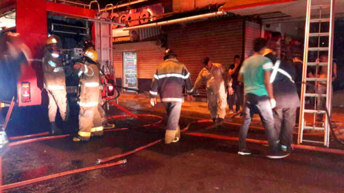 incendio en barrio El Centro