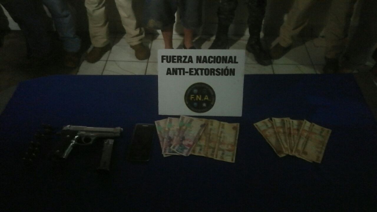 presuntos extorsionadores