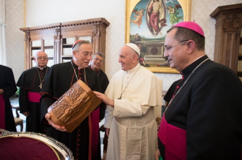 Obispos hondureños en El Vaticano Obispos hondureños en El Vaticano