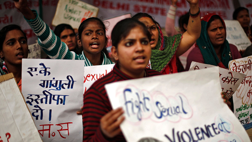 víctima en india