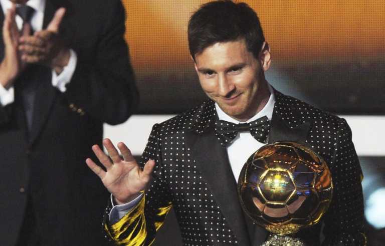 Messi recibe su cuarta bota de oro