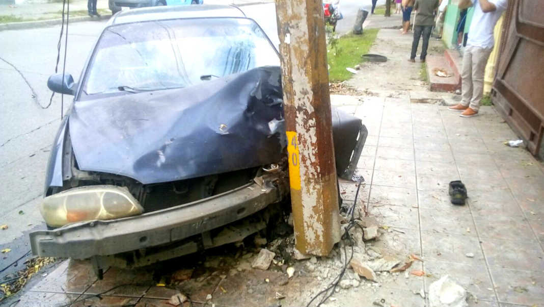 embestido por vehículo en barrio cabañas