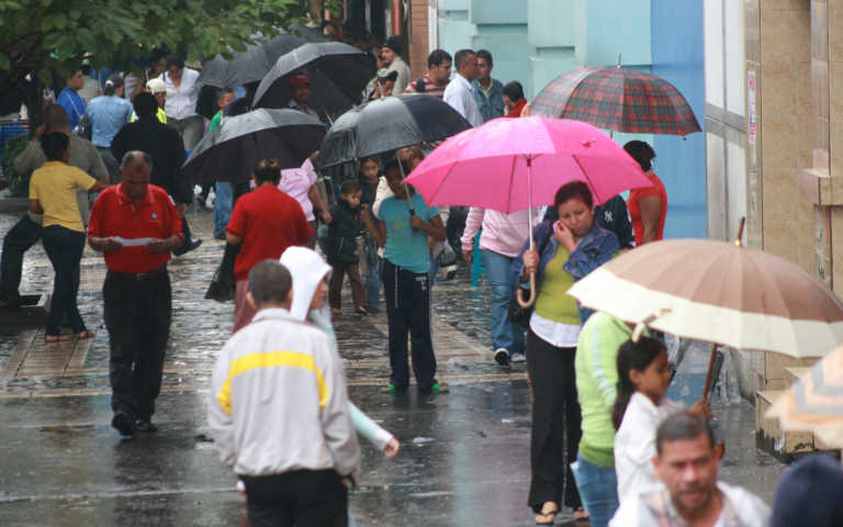 lluvias y chubascos