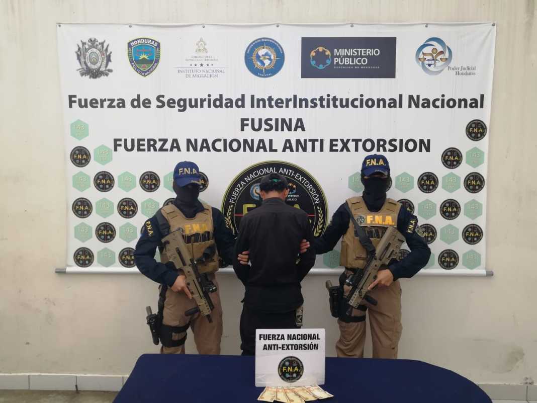 extorsión en Tegucigalpa
