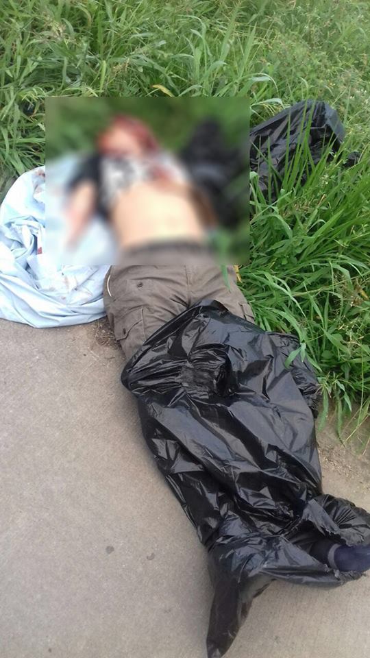 vecinos descubren cuerpo semi embolsado
