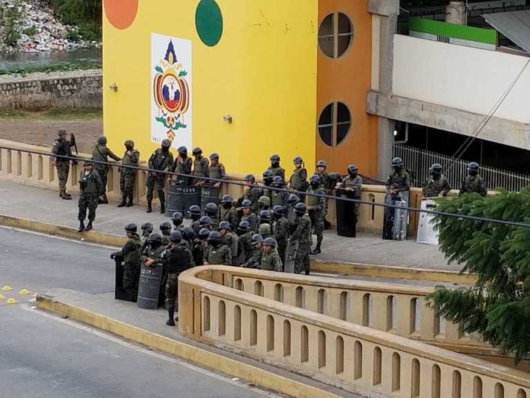 Militarizan alrededores del CN