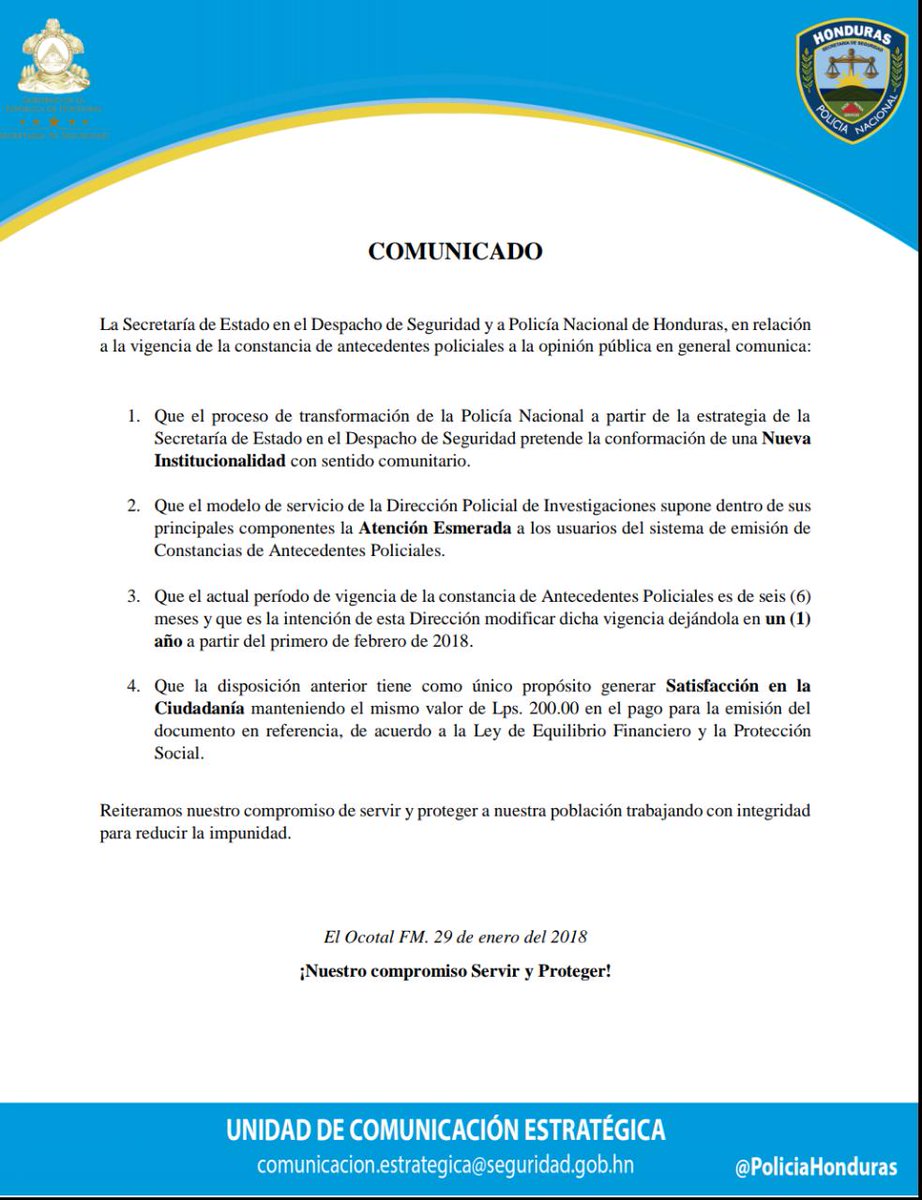 comunicado