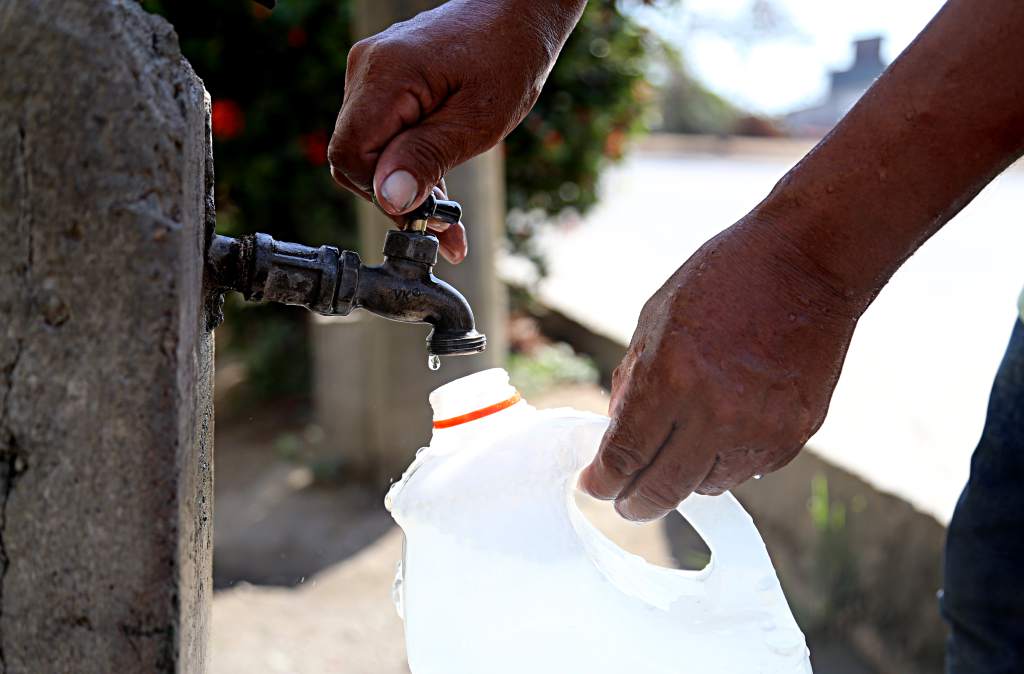 horario de distribución de agua