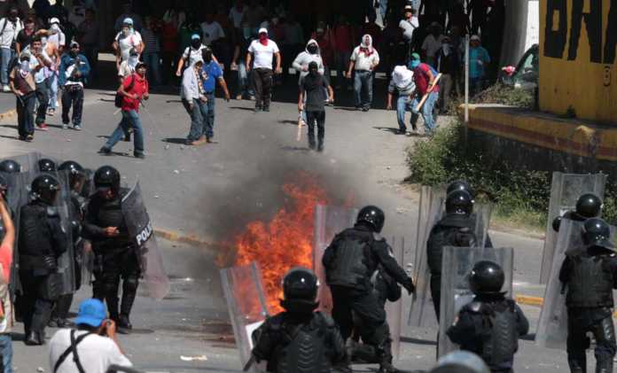 protestas violentas