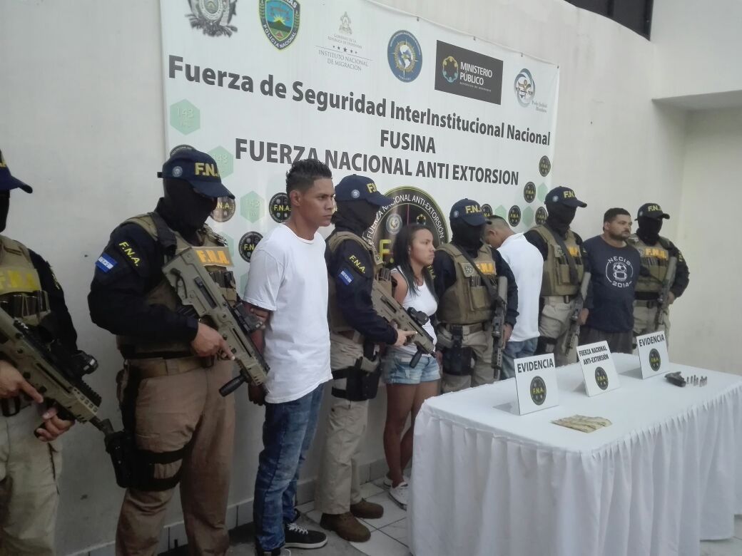 supuestos extorsionadores