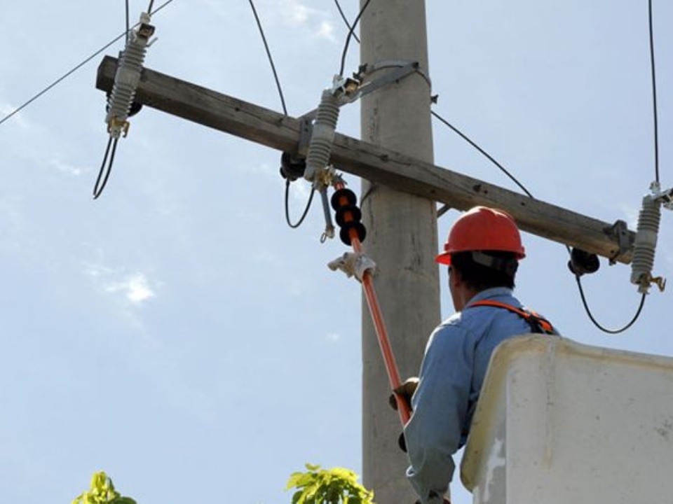 zonas del país estarán sin electricidad este día