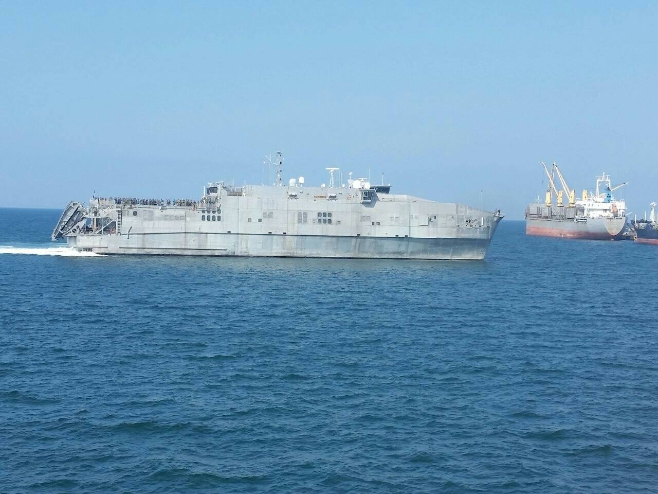 Llega a Puerto Cortés el Buque Militar Conmfort con servicios médicos