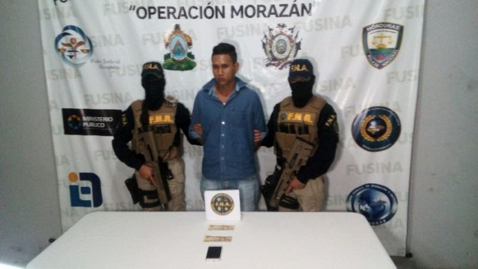 Capturan a presunto integrante de la mara salvatrucha en San Pedro Sula
