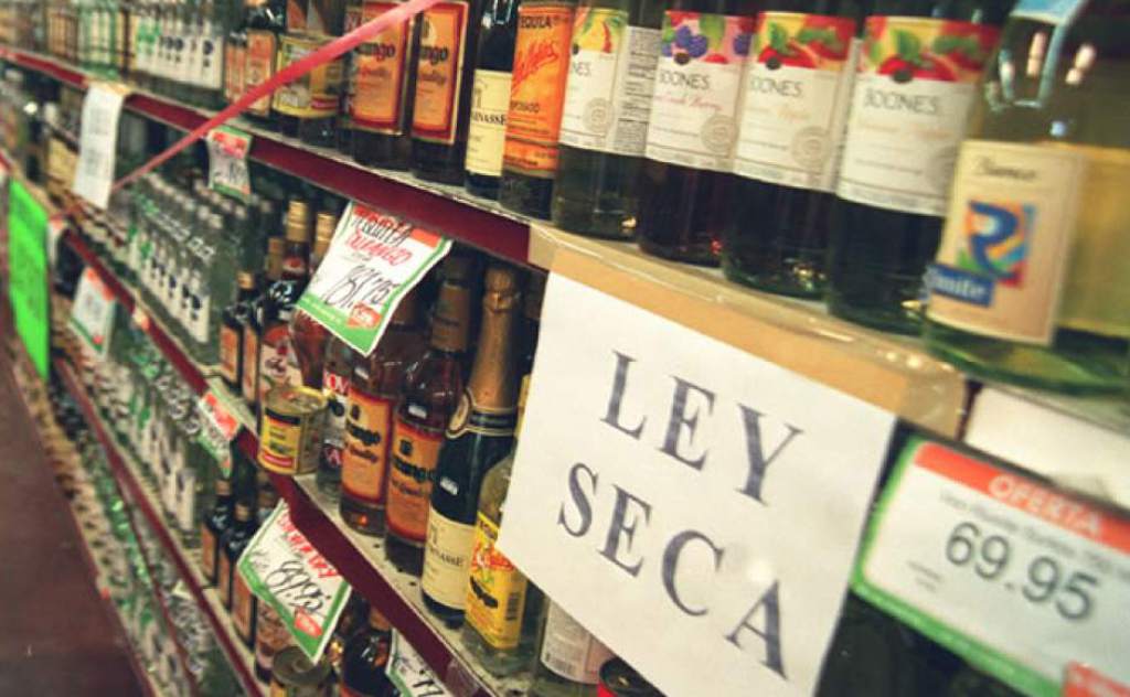 ley seca en Semana Santa